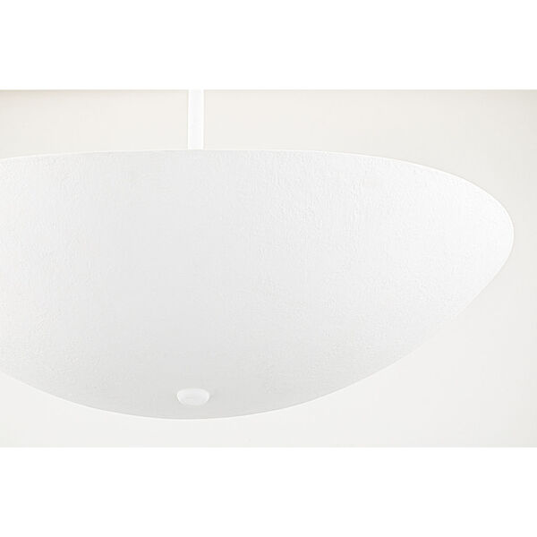 Fabius White Plaster Eight-Light LED Large Pendant, image 4