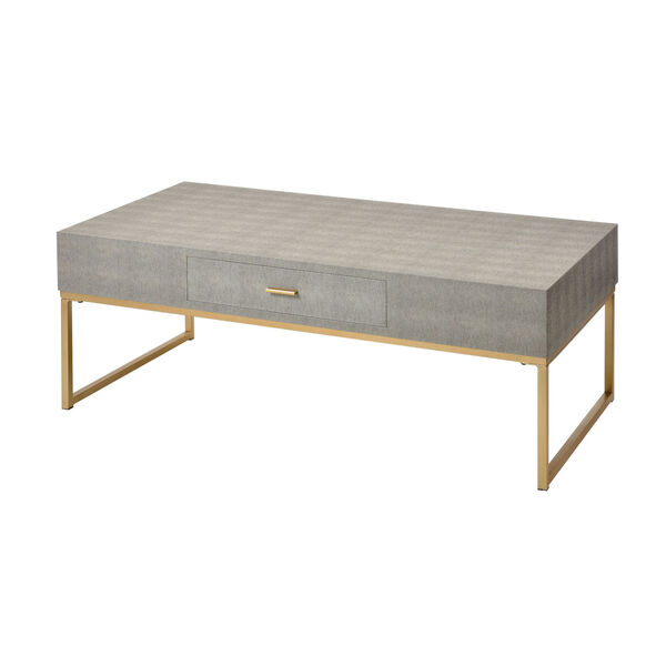 Les Revoires Grey with Gold Coffee Table, image 1