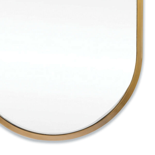 Canal Natural Brass Wall Mirror, image 3