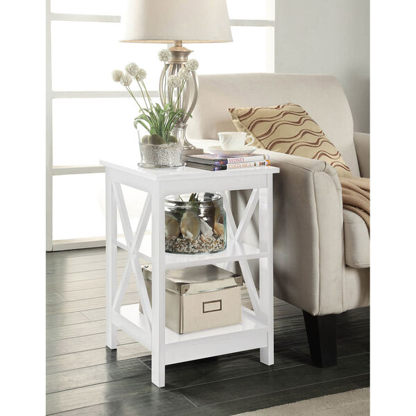 Oxford White End Table, image 1