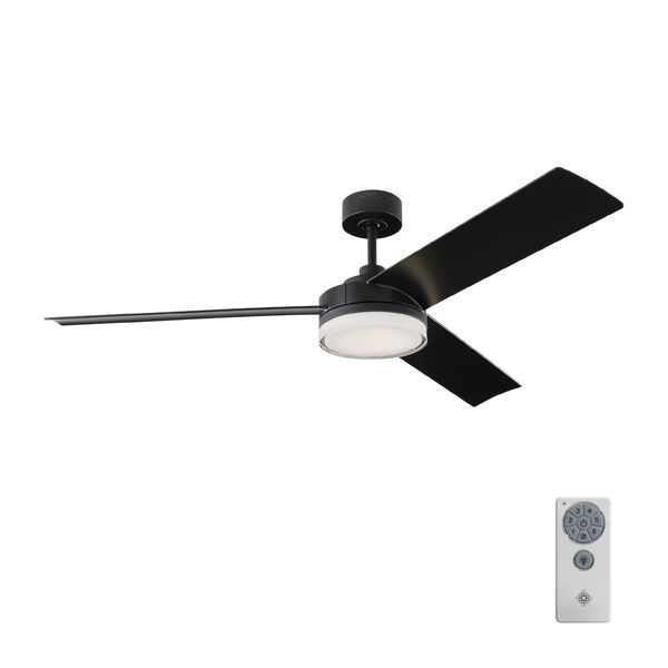 Cirque Midnight Black 56-Inch LED Indoor Outdoor Ceiling Fan, image 7