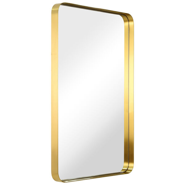 Gold 24 x 36-Inch Rectangle Wall Mirror, image 2