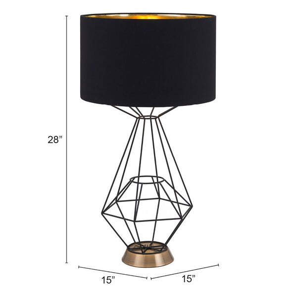 Delancey Black One-Light Table Lamp, image 4