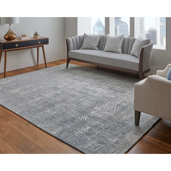 Eastfield Casual Abstract Gray Area Rug, image 2