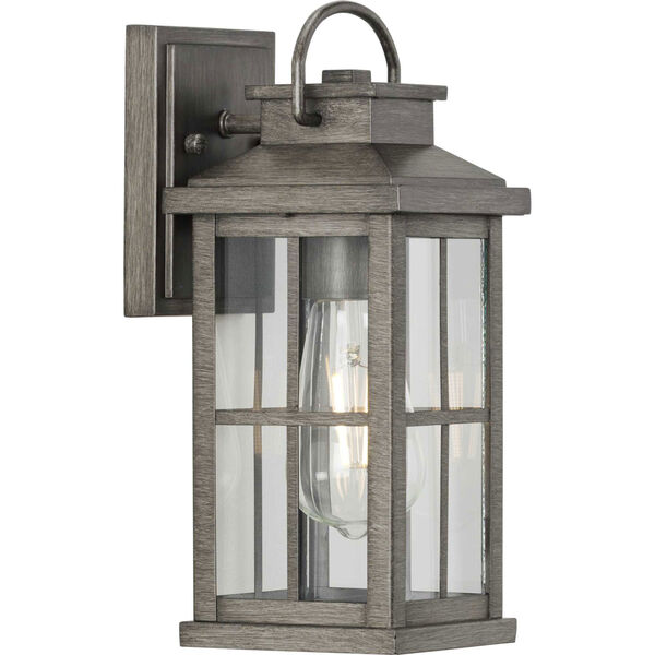 P560264-103: Williamston Antique Pewter One-Light Outdoor Wall Lantern with Clear Glass, image 1