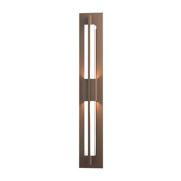 Double Axis LED Outdoor Sconce with Clear Glass, image 1