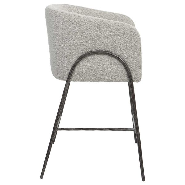 Jacobsen Natural Black and Gray Counter Stool, image 5