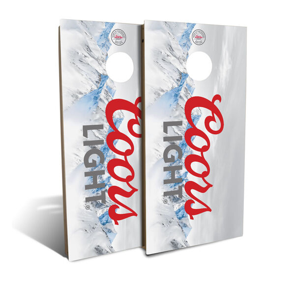 Coors Light Cornhole Board Set with 8 Bags, image 1