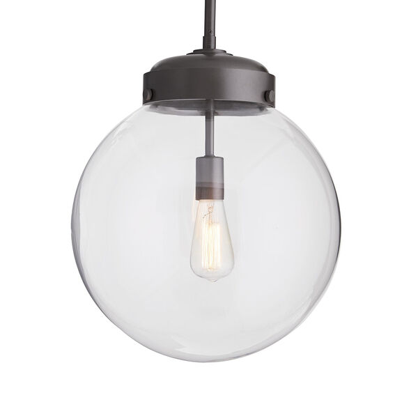 Reeves Gray 15.5-Inch One-Light Outdoor Pendant, image 2