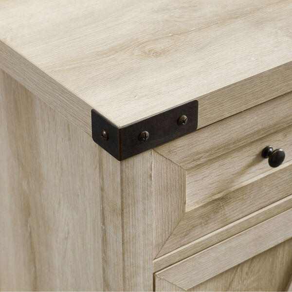 White Oak and Black Accent Cabinet, image 4
