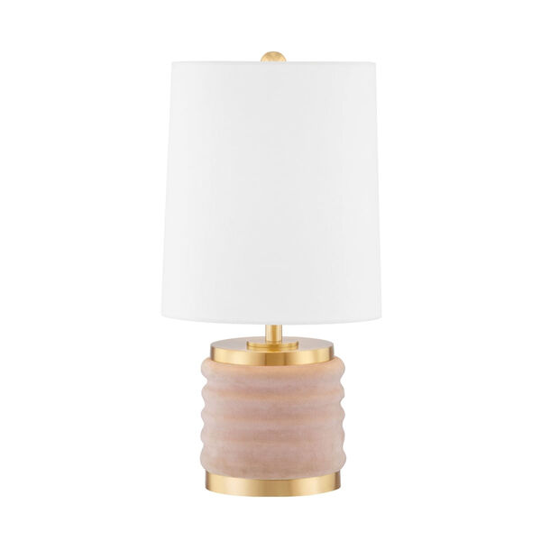 Bethany Aged Brass Blush Combo One-Light Table Lamp, image 1
