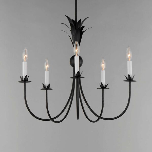 Paloma Anthracite Five-Light Chandelier, image 3