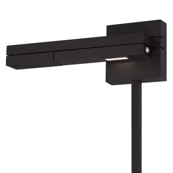 Flip Black 22-Inch 3000K LED Left Swing Arm Wall Sconce, image 1