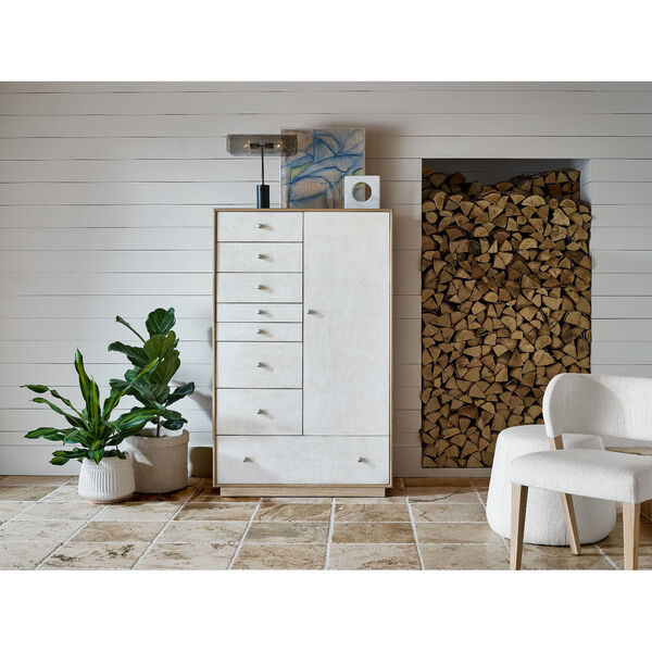 Nomad Tech Oak and White Cabinet, image 5