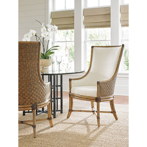 Twin Palms Brown and White Balfour Host Chair, image 2