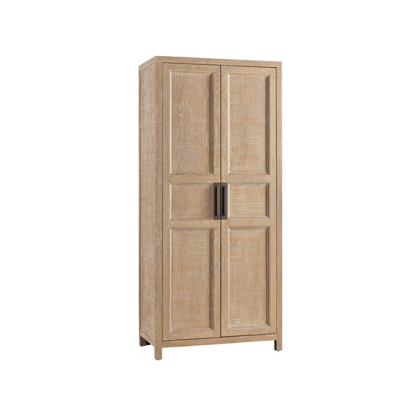Morgan Rustic Natural Oak Utility Cabinet, image 2