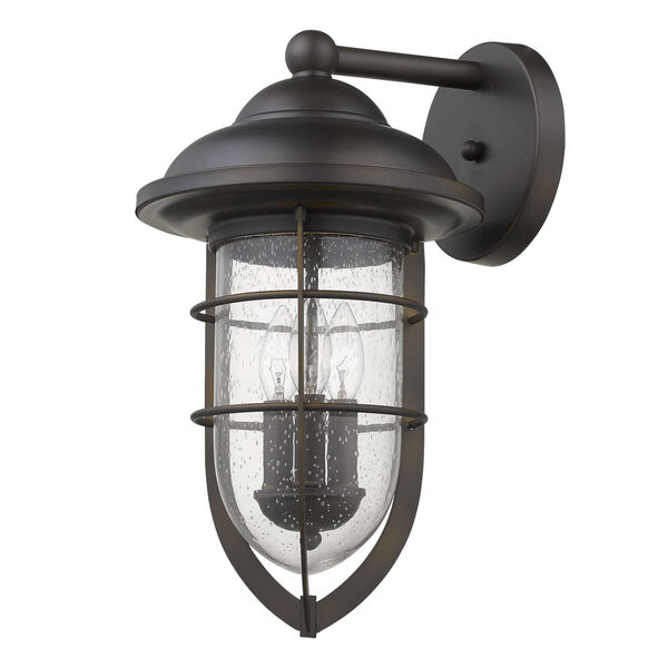 Dylan Oil Rubbed Bronze Three-Light Outdoor Wall Mount, image 1