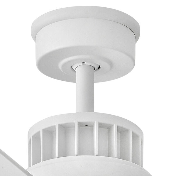 Draftsman Matte White 60-Inch LED Ceiling Fan, image 7