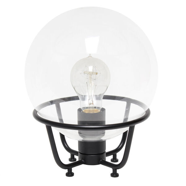 Wired Matte Black One-Light Table Lamp, image 1