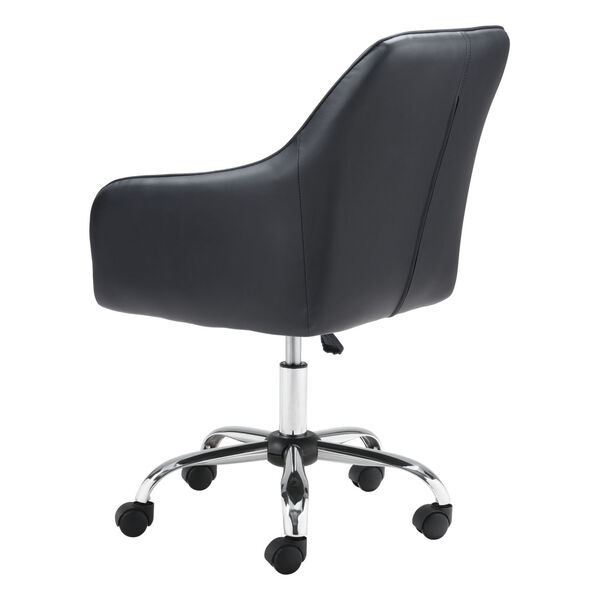 Curator Black and Silver Office Chair, image 6