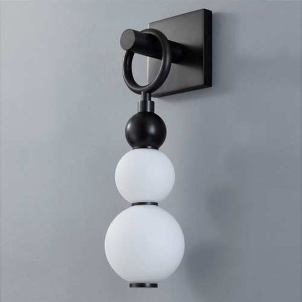 Perrin Black Brass One-Light Wall Sconce, image 5