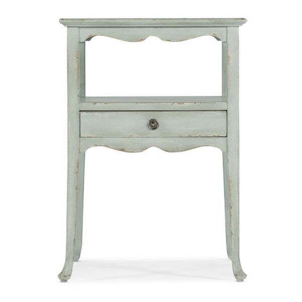 Charleston Haint Blue Accent Table with Drawer, image 3