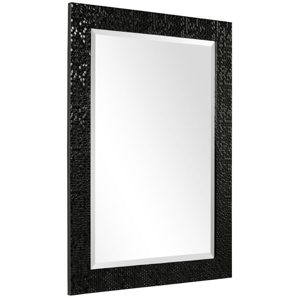 Wellington Black Textured Wall Mirror, image 4