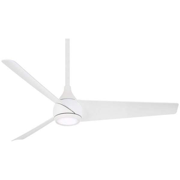 Twist Flat White 52-Inch Integrated LED Ceiling Fan, image 1
