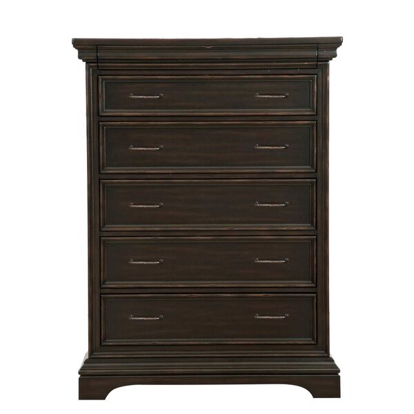 Caldwell Brown Six Drawer Chest, image 1