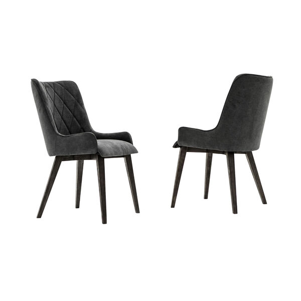 Alana Tundra Gray Charcoal Dining Chair, Set of Two, image 1