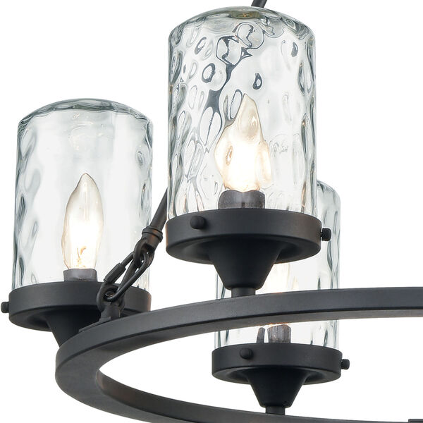 Torch Charcoal Six-Light Outdoor Pendant, image 4
