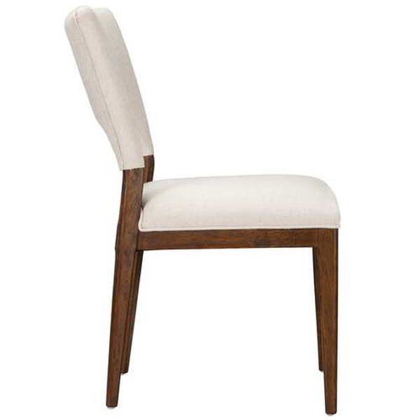 Amber Beige and Brown Dining Chair, image 4