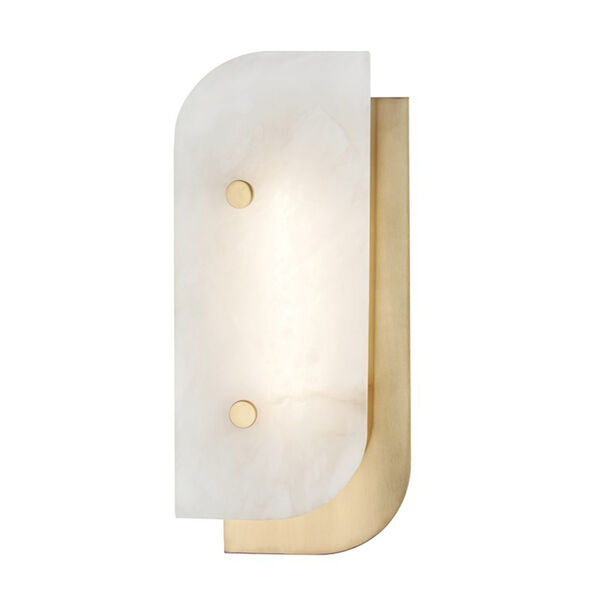 Yin and Yang Aged Brass LED 5.5-Inch Wall Sconce, image 1