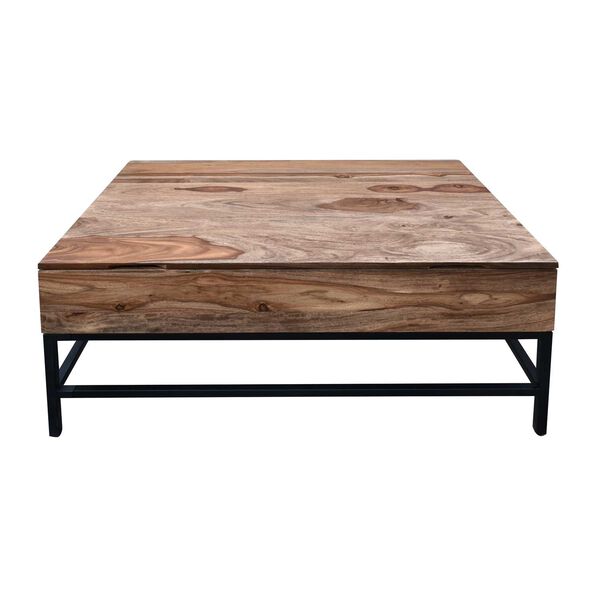 Brownstone Nut Brown and Black Lift Top Cocktail Table, image 6