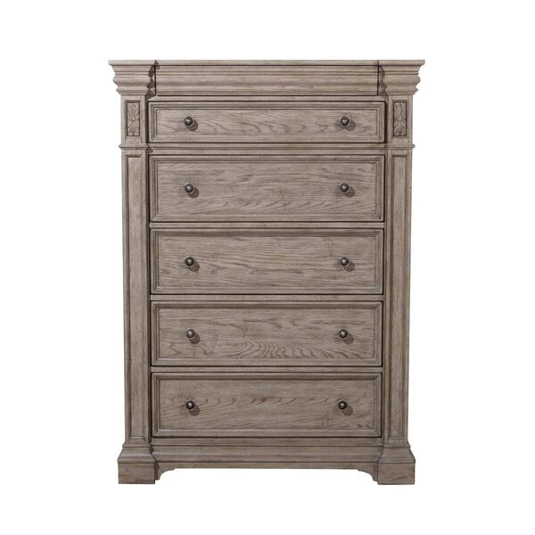 Kingsbury Brown Six Drawer Chest, image 2