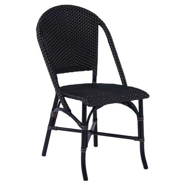 Sofie Black Outdoor Dining Side Chair, image 3