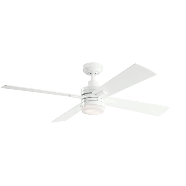 Lija White 52-Inch LED Ceiling Fan, image 1