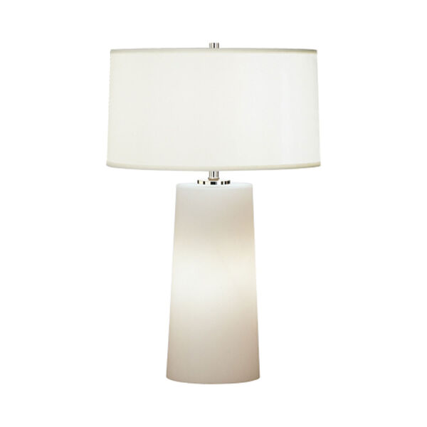 Rico Espinet Olinda White Cased Glass 23-Inch One-Light Lamp with Night Light, image 1
