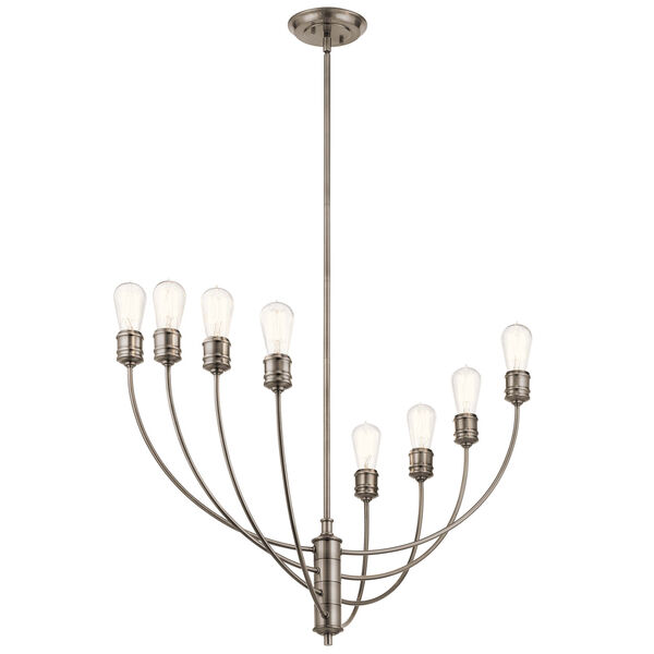 Hatton Classic Pewter Eight-Light Chandelier, image 5