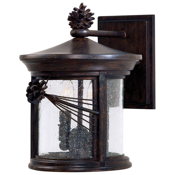 Abbey Lane Iron Oxide Two-Light Outdoor Wall Mount, image 1