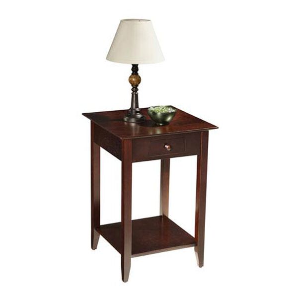 Aster Espresso Wood End Table, image 1