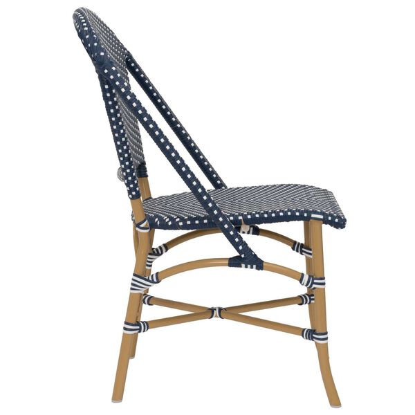 Alu Affaire Sofie Navy, White and Almond Outdoor Dining Chair, image 3