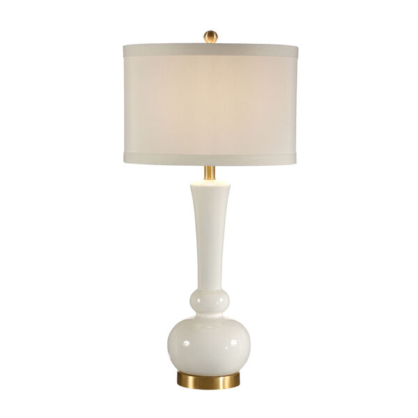 White One-Light 8-Inch Astrid Lamp, image 1