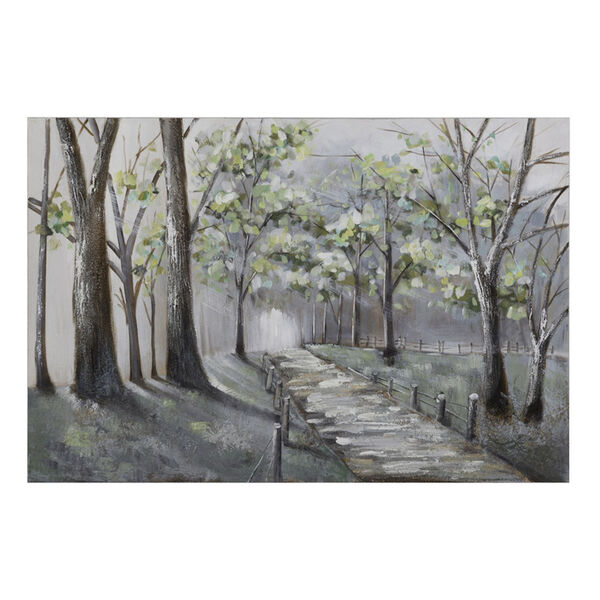 Lighted Path II Multicolor Hand Painted Wall Art with 3D Accent, image 2