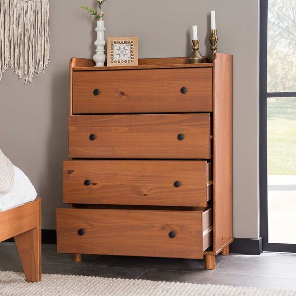 Morgan Caramel Chest with Four Drawer, image 7