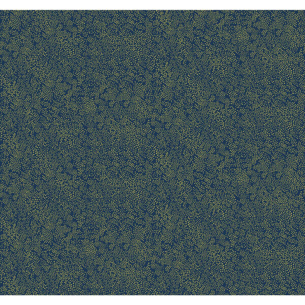 Rifle Paper Co. Gold and Navy Champagne Dots Wallpaper, image 1