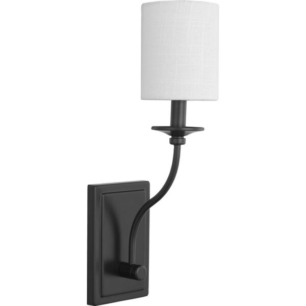 Bonita White and Black Five-Inch One-Light ADA Wall Sconce, image 1