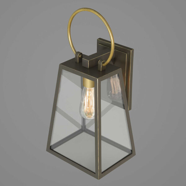 P560078-020: Barnett Antique Bronze and Brass One-Light Outdoor Wall Sconce, image 4