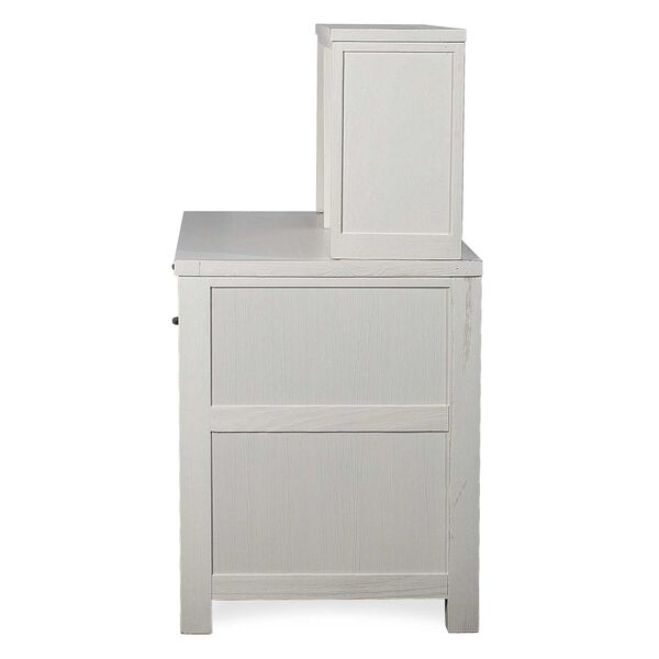 Highlands White Desk With Hutch, image 4