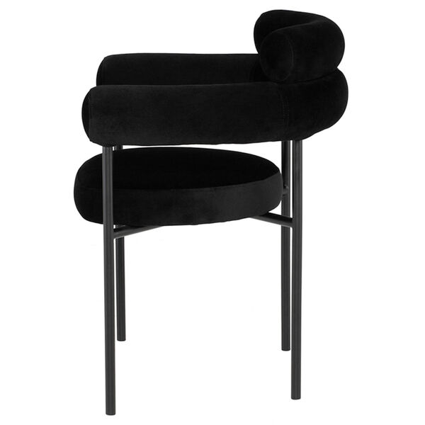Portia Black Dining Chair, image 3